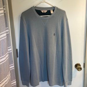 Men’s Penguin waffle weave shirt